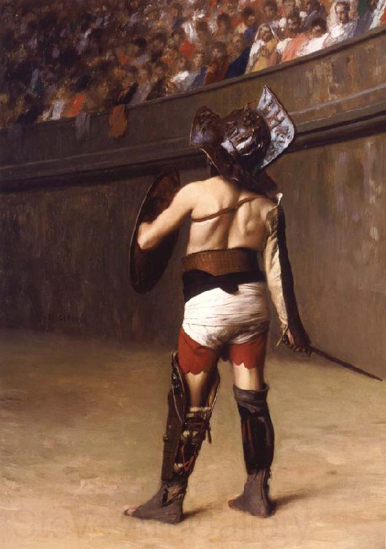 Jean Leon Gerome Gaulish Gladiator Norge oil painting art